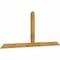 Ekena Millwork Portland Rough Sawn Timber Gable Bracket, Western Red Cedar, 84"W x 35"H x 2"D x 4"F, 10/12 Pitch GBW084X35X0204POR00RWR - alternate 5